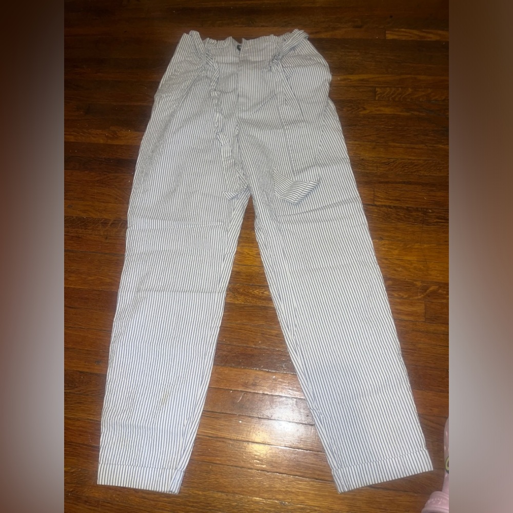 H&M stripped formal pants